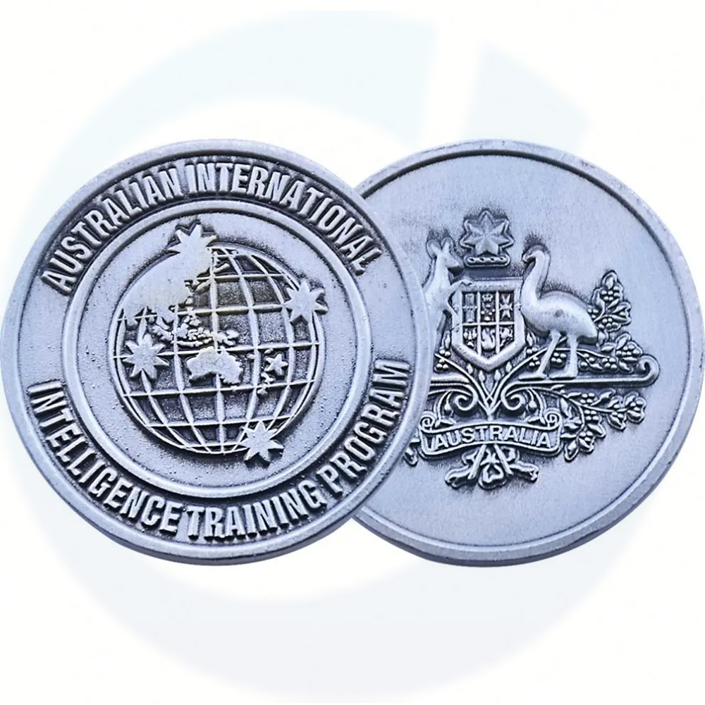 Animal Round gold plated Australia roo rat souvenir metal coin