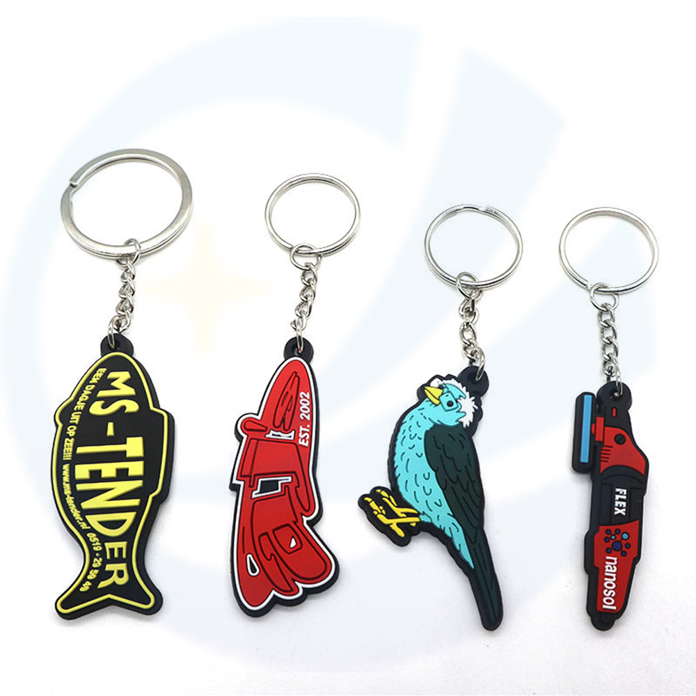 All Type of Key Chains Wholesale Personalized Custom 3D Soft PVC strap PVC truck Rubber Keychains for Promotion Gift