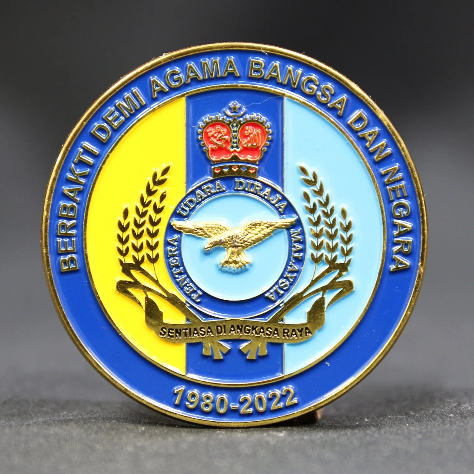 Malaysia Military Royal Malaysian Air Force Challenge Coins