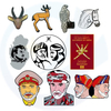 No Mold Fee Mobile Badge With Sticker Mobile Decoration Saudi Oman Qatar Kuwait Badge