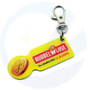 Hot Sale Custom Epoxy Caddy Token Coin Keychain Metal Shopping Token Trolley Coins Keychain