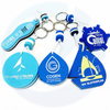 Custom logo shape cylindrical printed logo boat key chain EVA materia nautical foam floating keychain