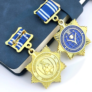 Manufacturer Custom Medalla Medallion Metal Medal Ribbon Bar Badges 3D Activity Medals And Awards Medal Of Honor
