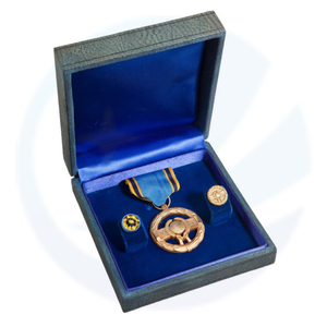Factory Custom Award Medallion US Honor NASA Medal with Velvet Box