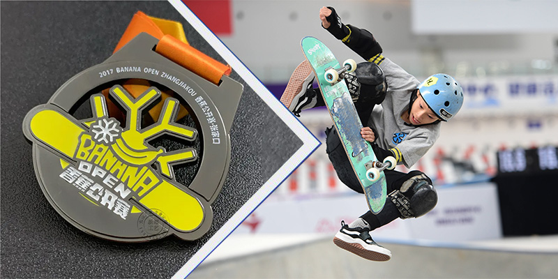 Custom Sport Medals: Celebrating Skateboarding Champions