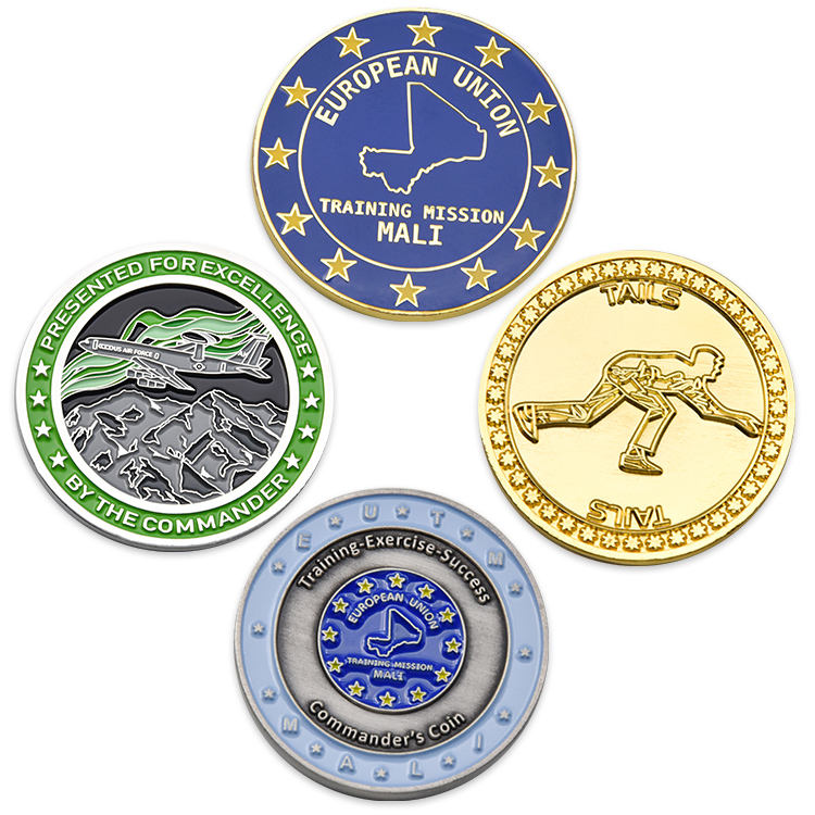 Custom metal souvenir usa navy challenge collectible commemorative 2d 3d coin