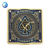 Custom Design Soft Enamel Double Sides 3D Round Collectible Poken Poker Coin, Factory Wholesale Playing Game Token Coin