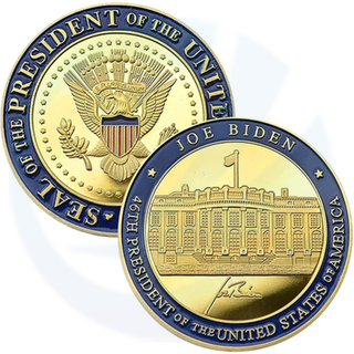 Custom Election Support Items Making Military President of The United States Engraved Coins Presidential Unique Cool Challenge Coin