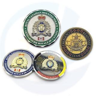 Custom 3D Zinc Alloy Brass Engraving Souvenir canada coin Manufacturer Canada Day Challenge Coins