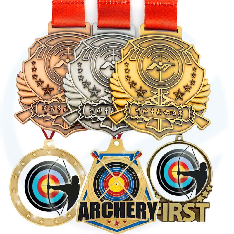 Manufacturer Custom Archery Shooting Club Award Medal