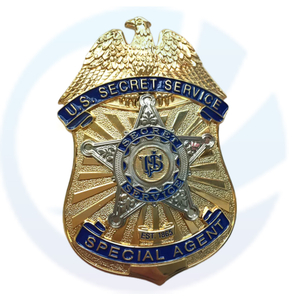 Replica police cop metal badge high quality US secret service special agent EST 1865 Replica metal badge
