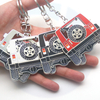 Custom Metal Zinc Alloy Hard Soft Enamel Car Shape Keychain Key Chain 