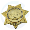 US CHP California Highway Patrol Officer Badge Replica Movie Props