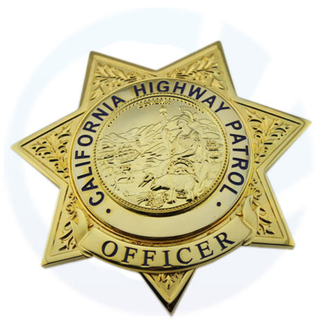 US CHP California Highway Patrol Officer Badge Replica Movie Props