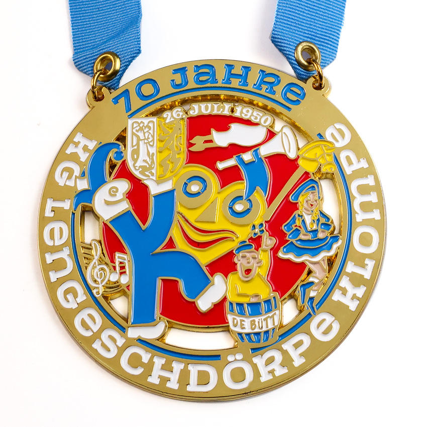 Custom Colorful Carniv Nice Carnival Carnaval Festival Medailles Medal