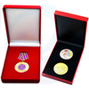 Factory Wholesale Custom Metal Award Medallion Honor Medal With Box