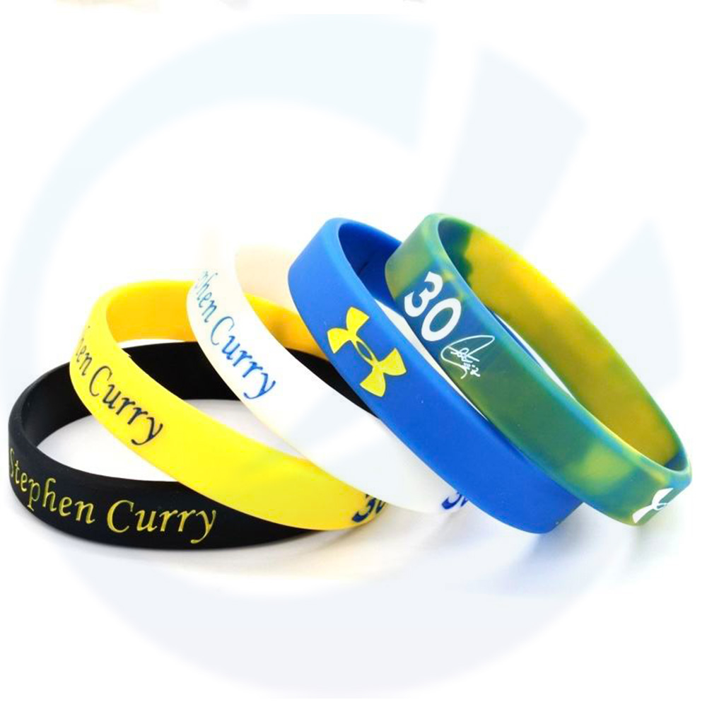 Custom Printing Debossed Embossed Silicon Bracelet, Customised Event Rubber Wrist Bands Silicone Wristbands