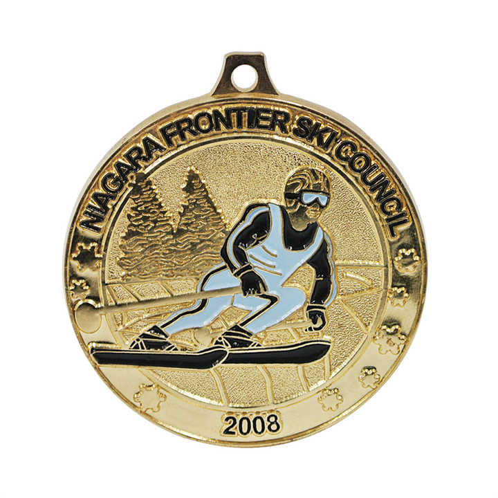 Skiing medal