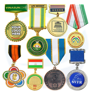 Manufacturer Custom Medallion Medalla Die Cast Metal Medal Badges 3D Activity Medals And Awards Medal Of Honor