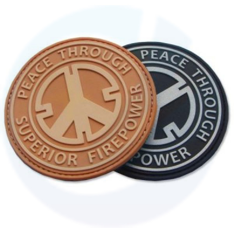 Hat PVC Patches Custom LOGO Heat Press Sew Iron On Embossed Rubber Badges Silicone Soft 2D 3D Rubber PVC Patch For Clothing