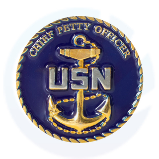 United States Navy Chief Petty Officer Rank Challenge Coin