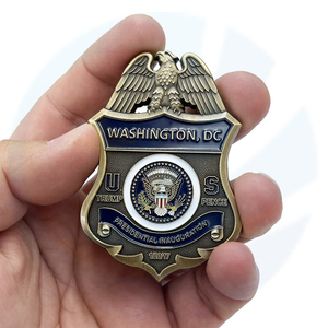 President Donald J. Trump's Presidential Inauguration metal badge