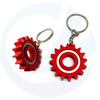 Custom Design 3D Silicone Keying Machine Soft Pvc Rubber Keychain for Souvenir GIfts key chian