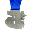 Hot sales ski race sports souvenir award medal medallion Custom trophies and medals