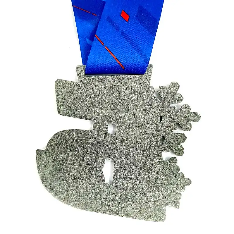 Hot sales ski race sports souvenir award medal medallion Custom trophies and medals