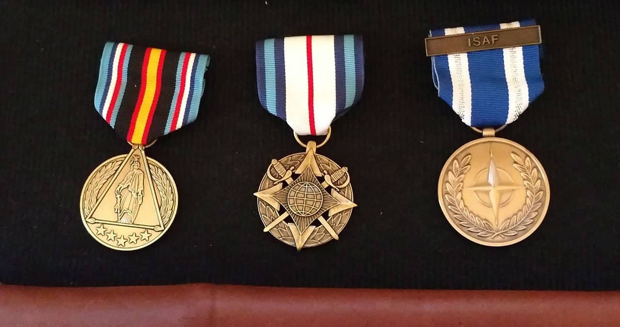 Global-War-on-Terrorism-Civilian-Service-Medal-DIA-Civilian-Combat-Support-Medal-NATO-Medal