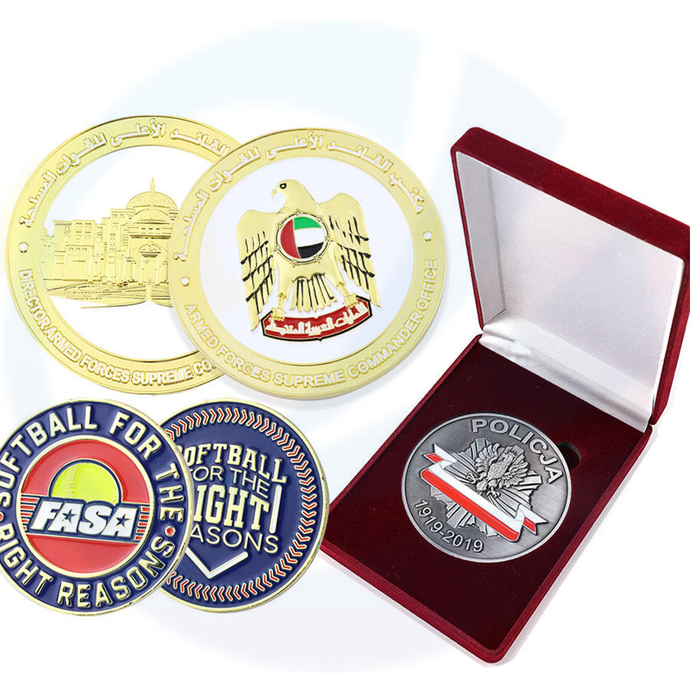 Manufacturer Custom 3d Challenge Coin Custom Engravable Metal Enamel Commemorative Souvenir Coin