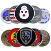 custom Art&Collectible use Europe Regional Feature Minted quality grooved bi-metal tokens coins