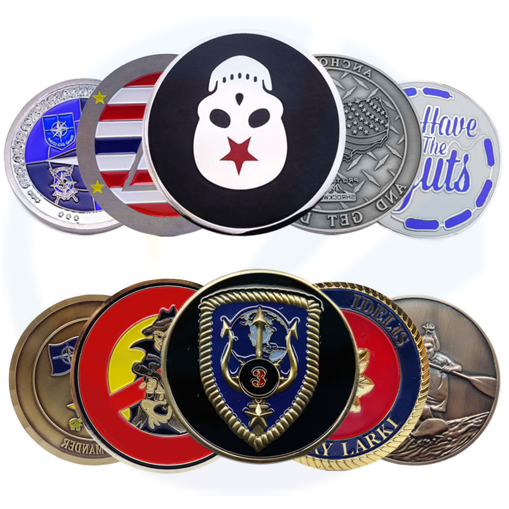 custom Art&Collectible use Europe Regional Feature Minted quality grooved bi-metal tokens coins