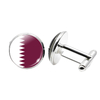 Manufacturers Custom Metal Zinc Alloy Soft Hard Enamel Bulk Qatar National Day Flag Lapel Pin Badge Opener Cufflinks