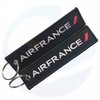 Custom embroidered Keychain jets key tags remove before pew pew