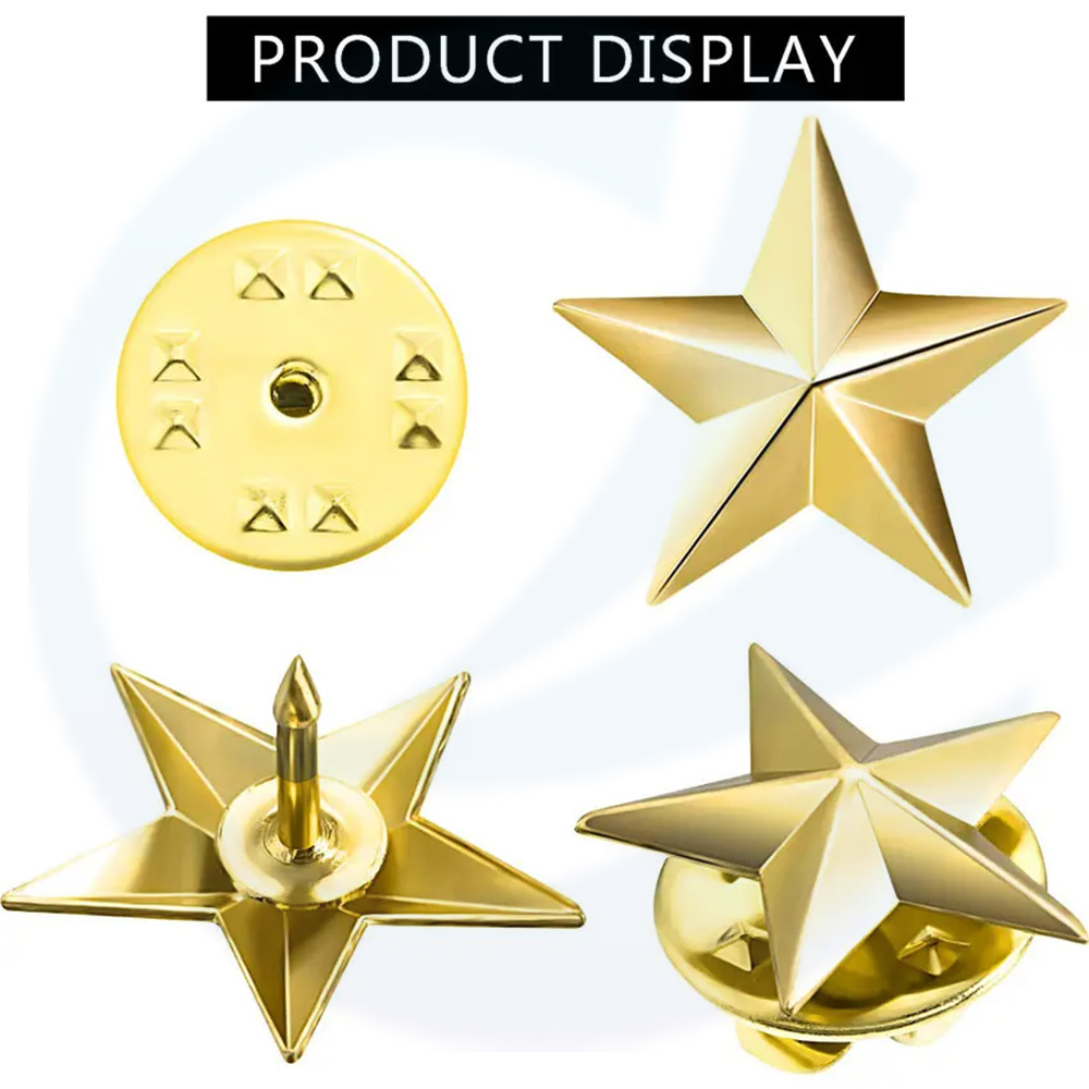Independence Day Celebration Labor Day Metal Star Badge Lapel Pin