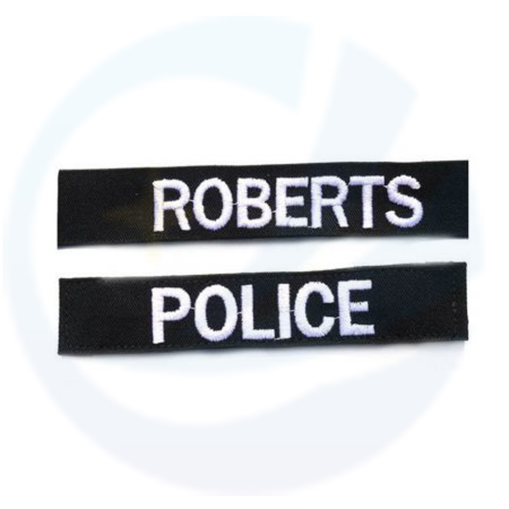 custom Embroidered Military police Name Tags