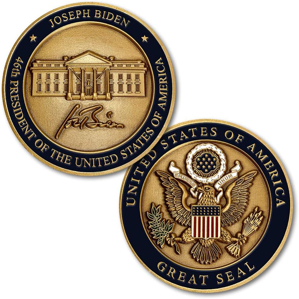 Custom Election Support Items Making Military President of The United States Engraved Coins Presidential Unique Cool Challenge Coin