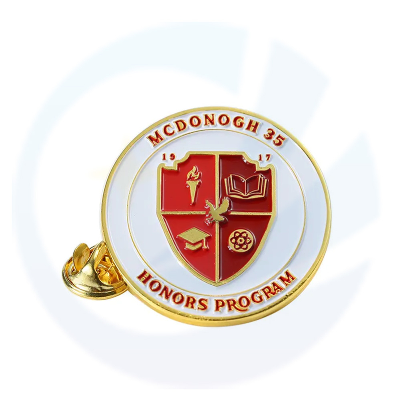 Custom Gold 3D Soft Enamel Lapel Pins McDonald's Honors Program, Graduation, School, Activities Souvenirs Clothes Hat Pins