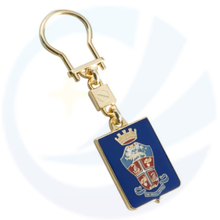 Customized Weapon Logo Metal Keychain for The Italian Military Command General Gendarmerie