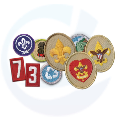 Gift Garment Accessories Custom Embroidery Rank Patch Boy Scouts Badges Iron On Embroidery Badges