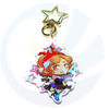 holographic charms clear acrylic custom printed transparent hologram keychain,make your own acrylic keychain with anime
