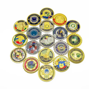Coin Maker Manufacturer Souvenir Customized Logo Enamel Color Filling Metal Challenge Coin