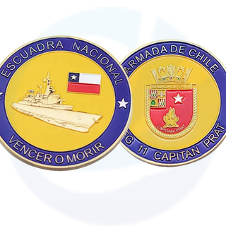 Wholesale Custom Chilean Metal Magnetic Coins Troquelados Cuos De Monedas De Coleccion Coins Chile Personalizadas