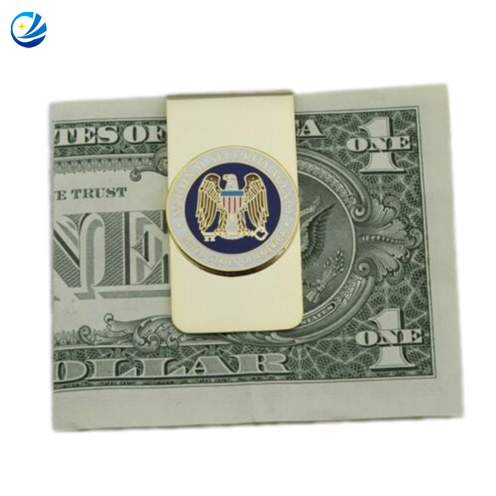 US NSA National Security Agency Badge Money Clip (1)