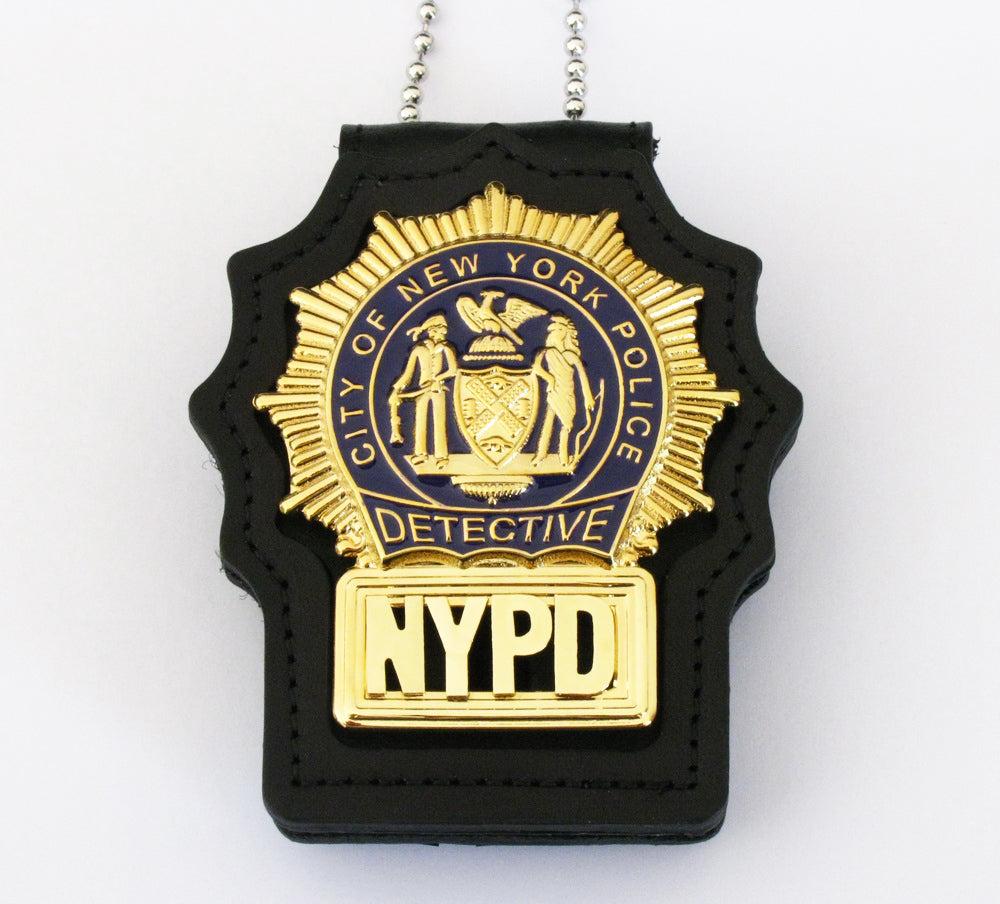 NYPD New York Police Detective Badge Replica Movie Props department NYPD metal insignia badges