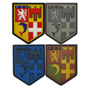 Custom Locking Area LOGO Tactical Badges Iron on Hook and Loop France Boy Scout Patrol Rubber Pvc Patches