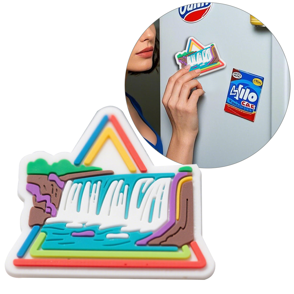 Custom Canada Monaco Logo 3d PVC Rubber Souvenir Christian Fridge Magnets Magnetic Magnets Stickers for Fridge Manufacturer