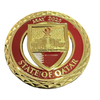 Customised Antique Cooper Plated Anniversary Coin Bulk Custom Saudi Arabic University Large Metal Souvenir Challenge Medal Coin