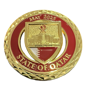 Souvenir Middle East Saudi Arabia Antique Coin Customized Metal Crafts Sliver Plated Challenge Coins Image with Packaging